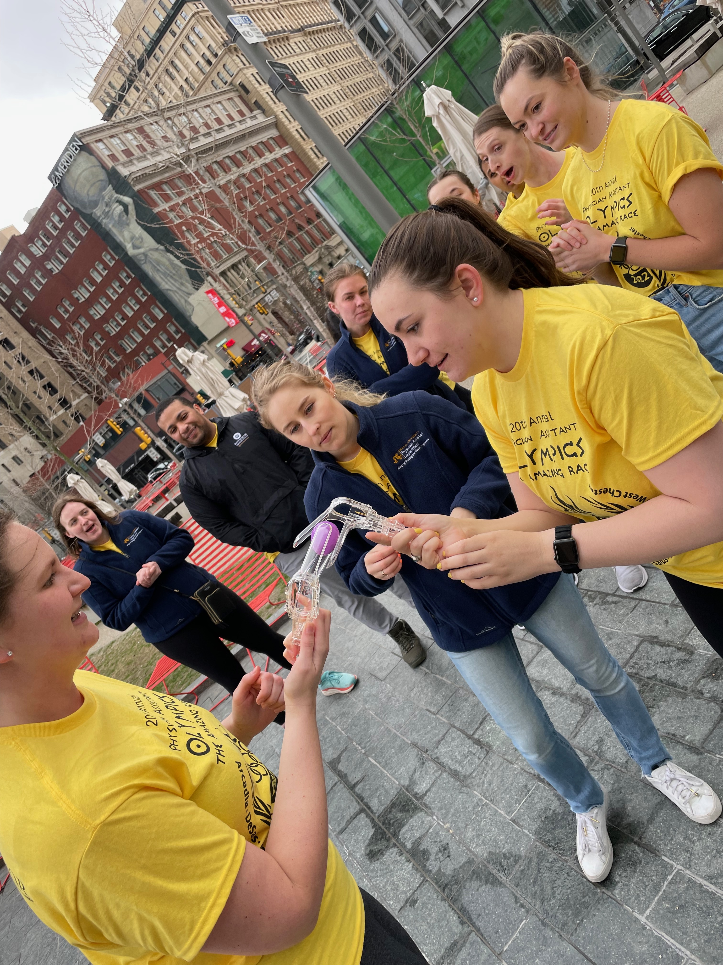 PA students competing in the PA Olympics